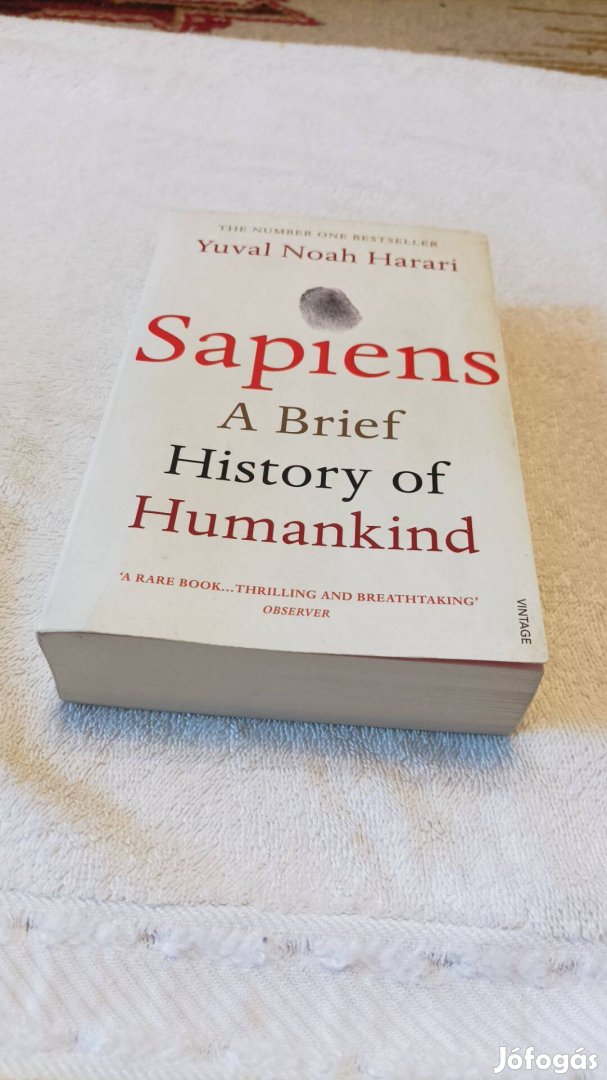Harari: A Brief History of Humankind angol, papírkötés