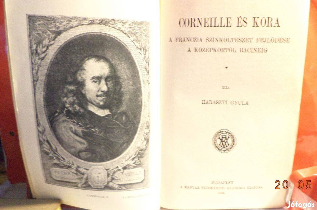 Haraszti Gyula: Corneille és kora