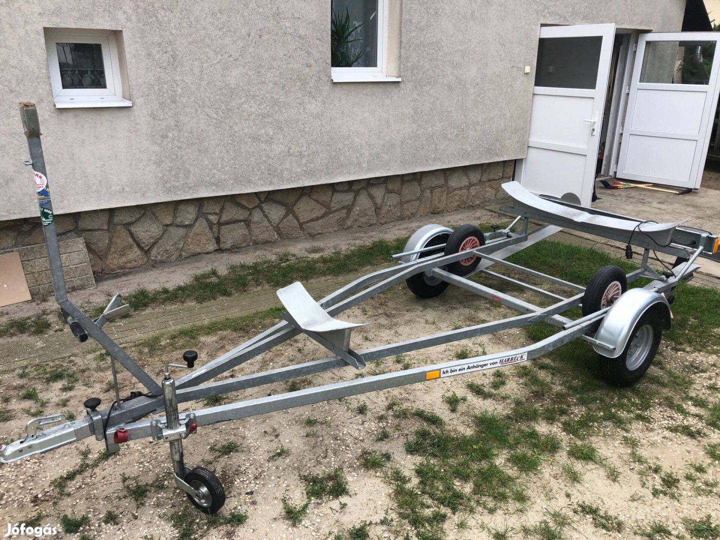 Harbeck 350 S csónakszállító ,sőlyakocsival