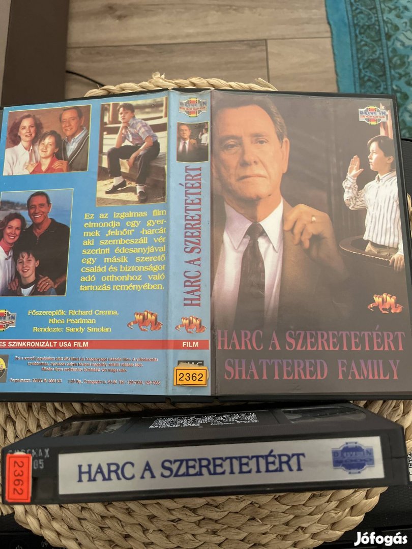 Harc a szeretetért vhs