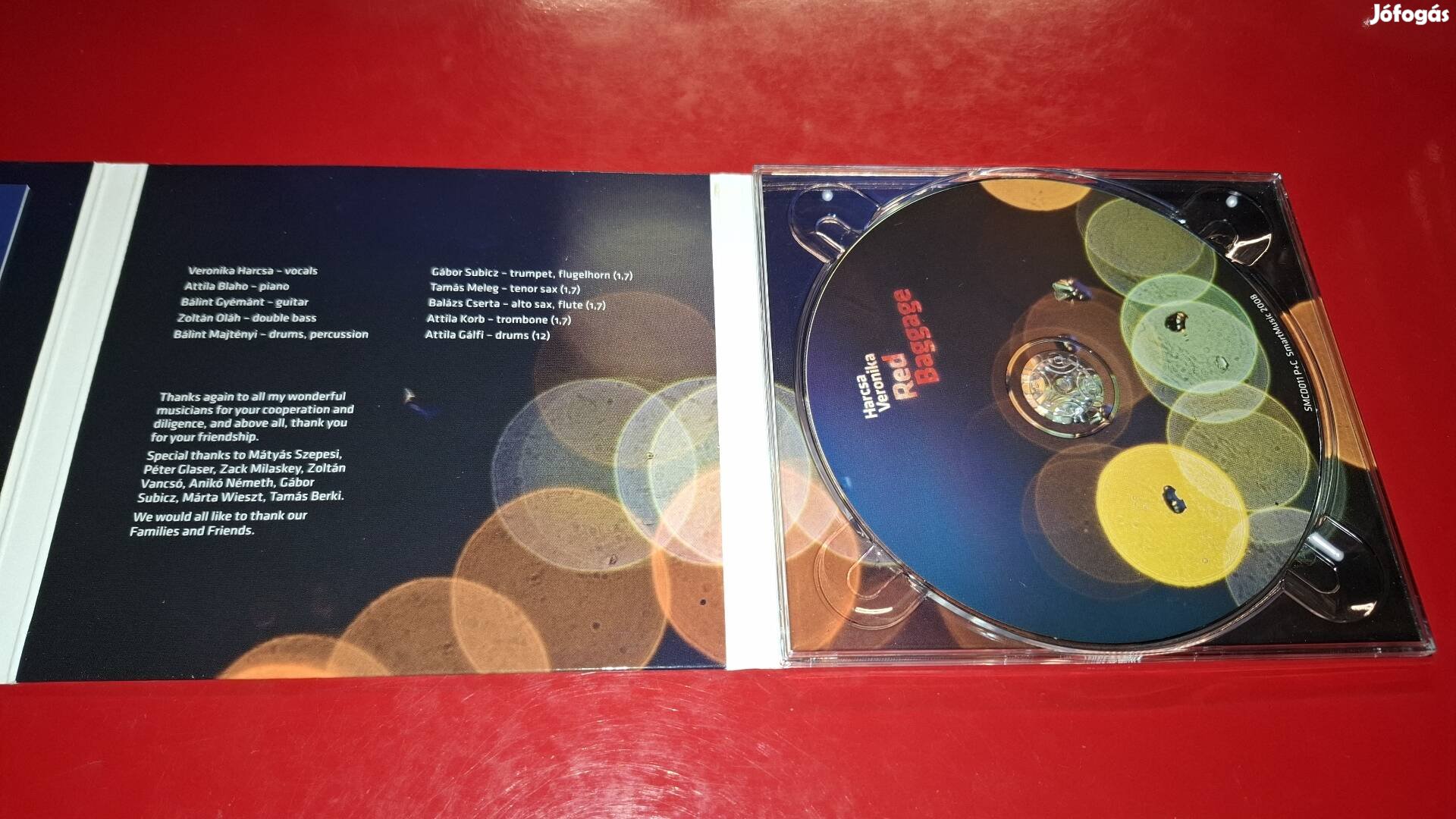 Harcsa Veronika Red Baggage Jazz Cd 2008
