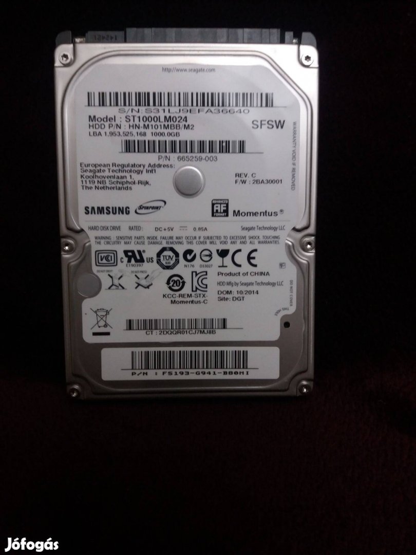 Hard Disk Drive Samsung