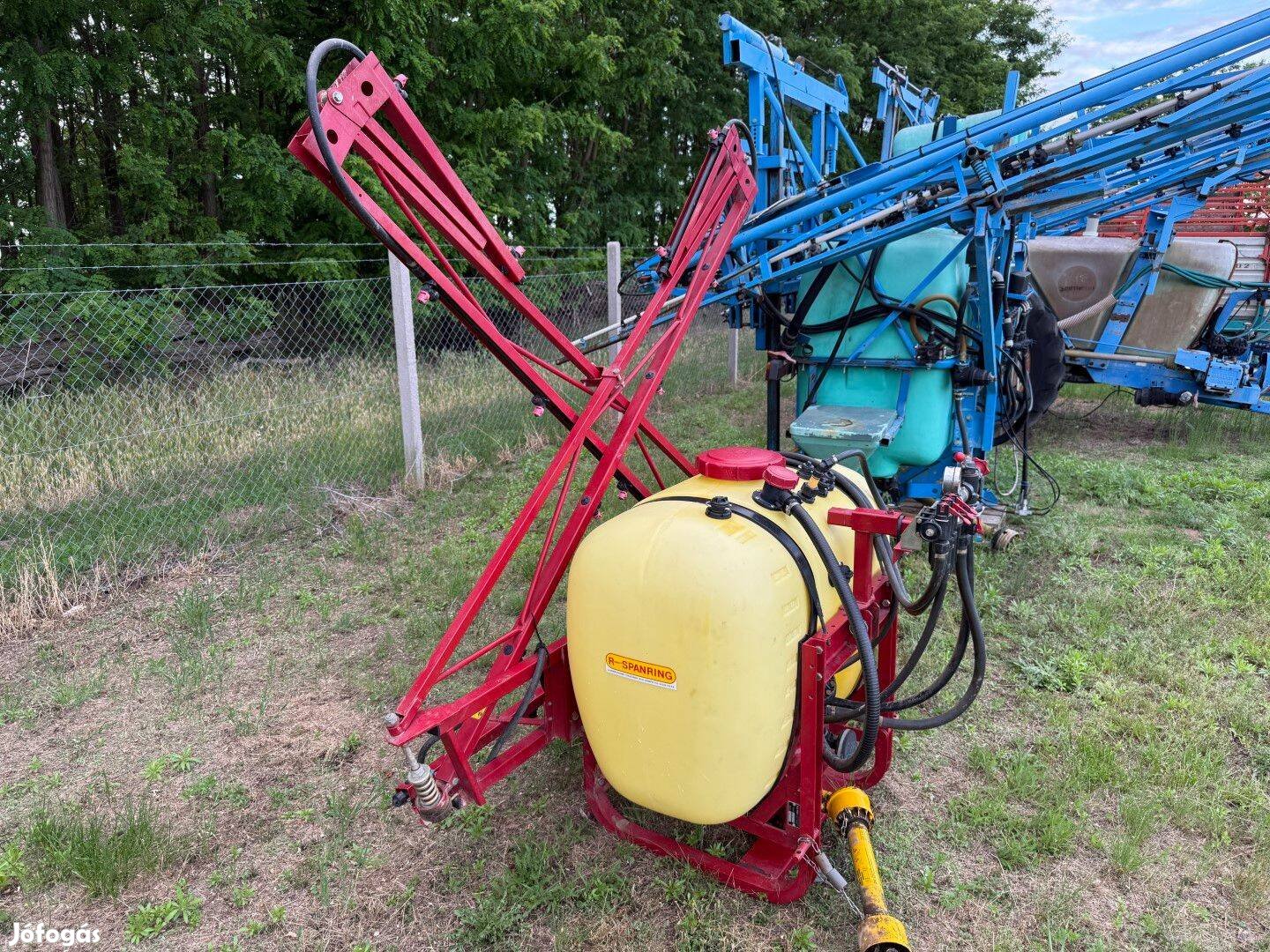 Hardi 400/8m-es újszerű vegyszerező,függesztett szántóföldi permetező