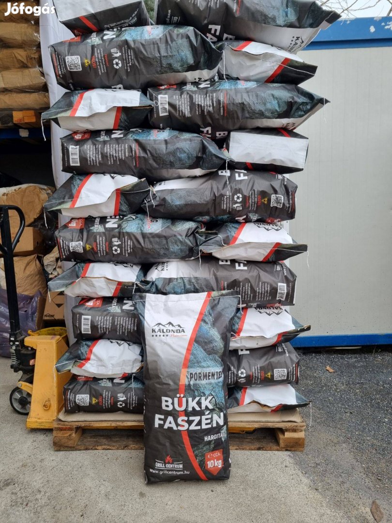Hargitai faszén 10kg zsákos bükkfaszén, pormentes bükk faszén jó áron