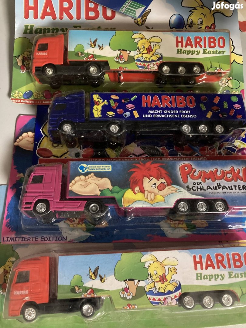 Haribo Pumukli kamion modell makett 1:87 H0