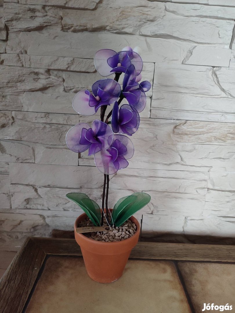 Harisnya virág orchidea dekoráció 