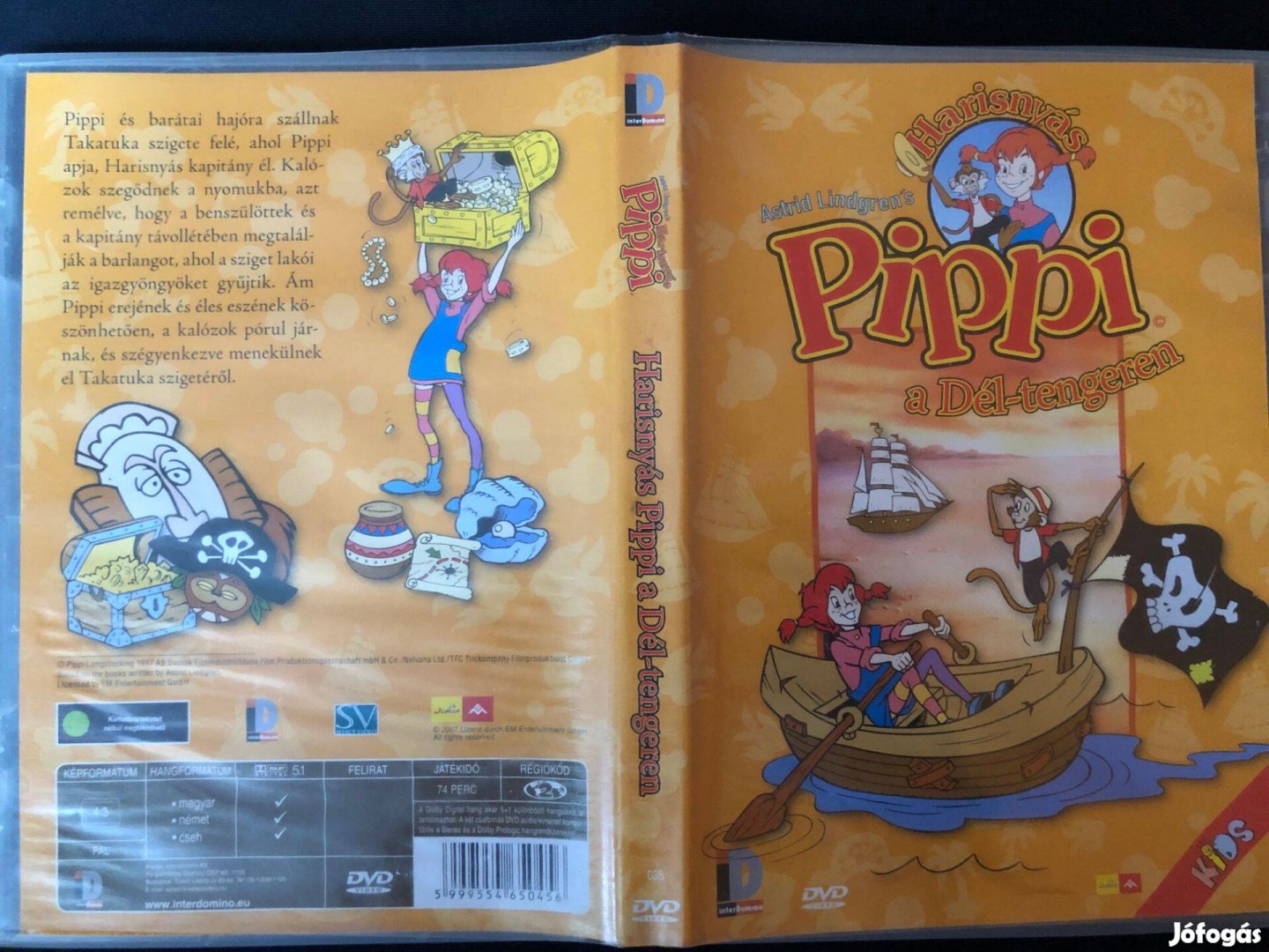 Harisnyás Pippi a Dél-tengeren DVD (Ceasar mesék)