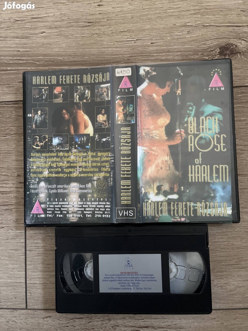 Harlem fekete rózsája vhs 