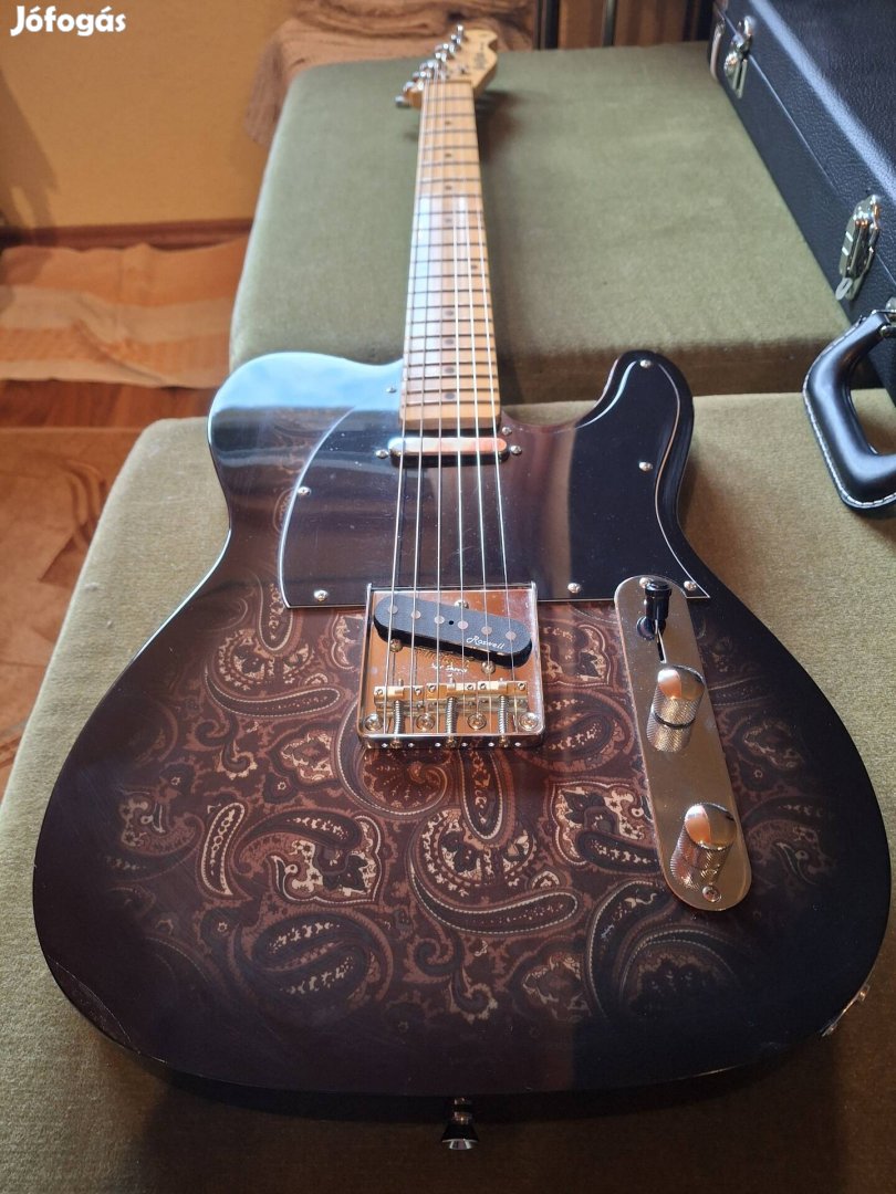 Harley Benton TE-70 black paisley