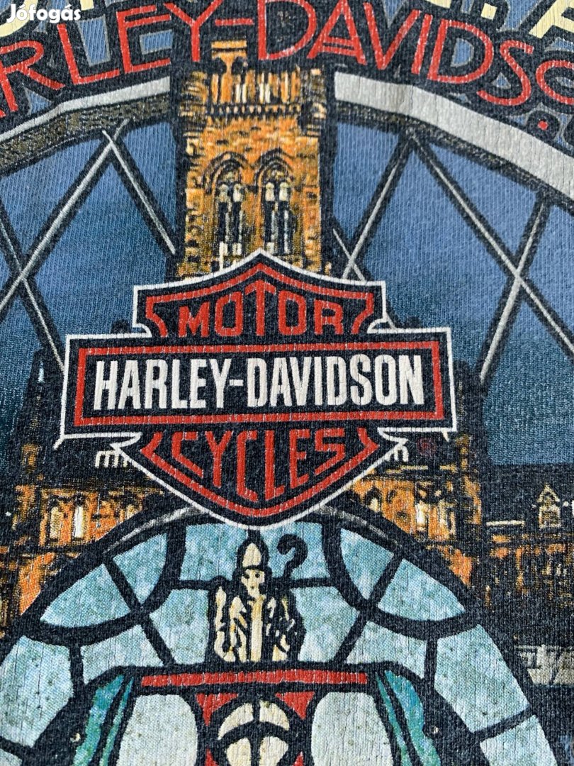 Harley Davidson West Coast Glasgow Scotland póló