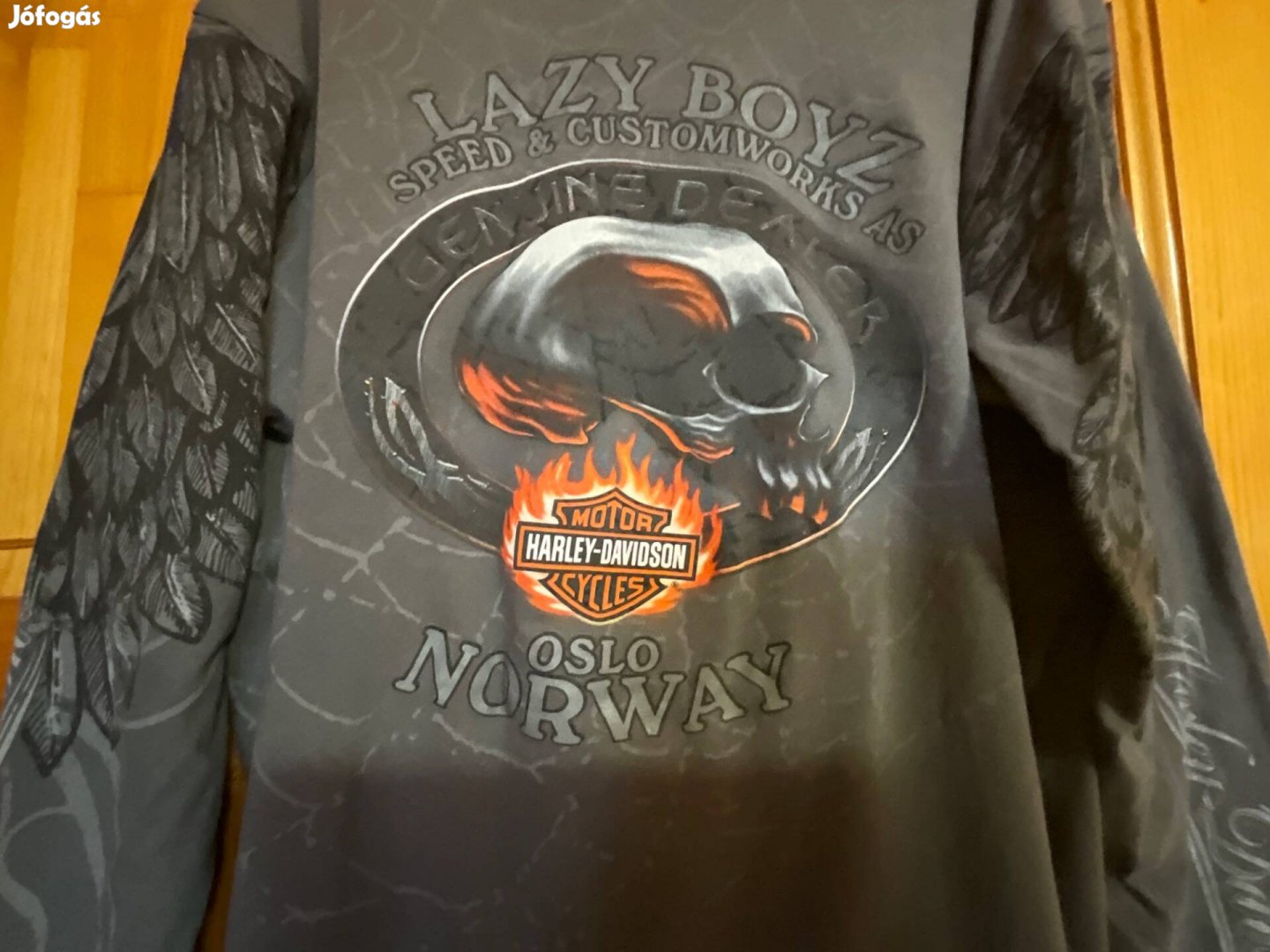 Harley-Davidson eredeti hosszú ujjú felső L-XL Harley Davidson póló