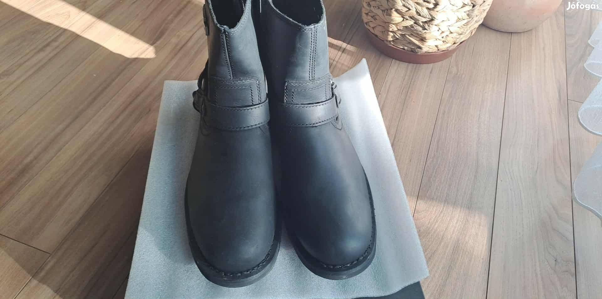 Harley Davidson fekete motoros csizma 44