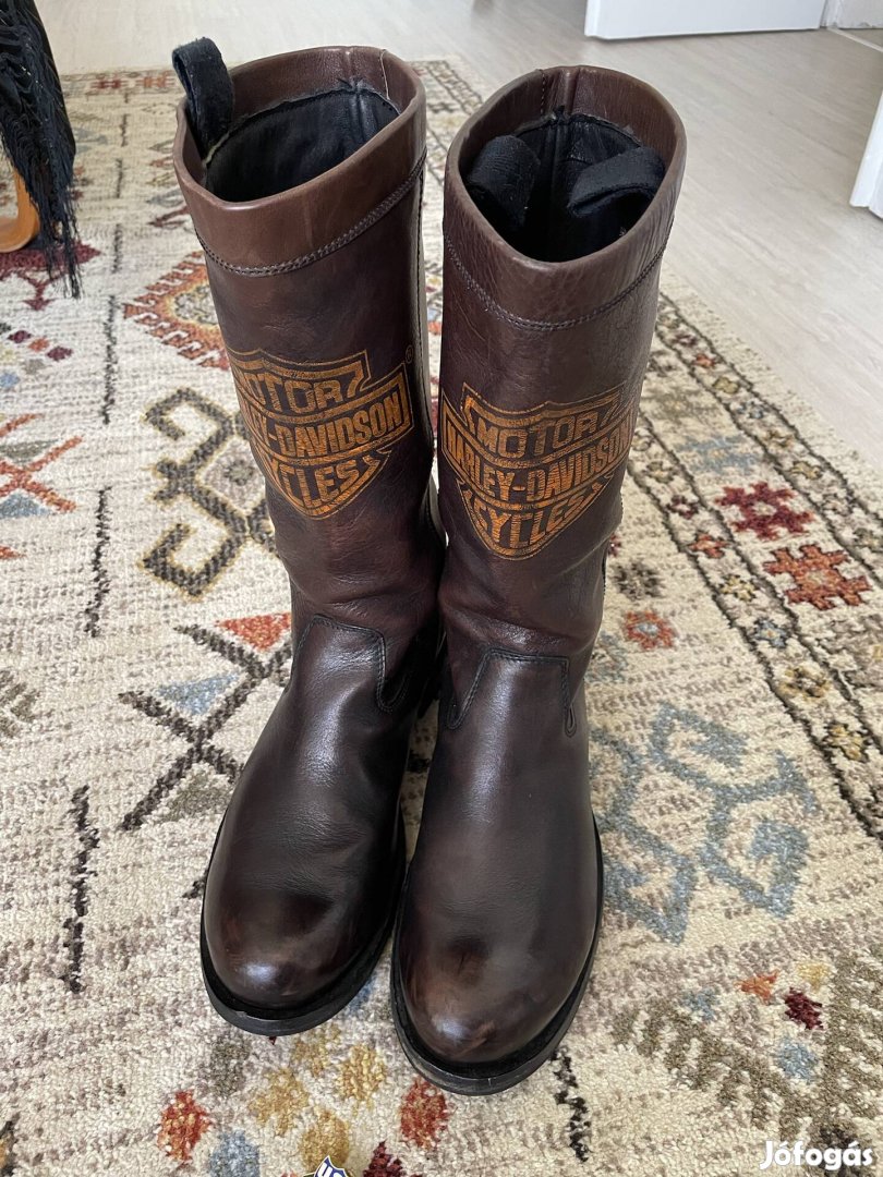 Harley Davidson motoros csizma férfi méret 43 bőr
