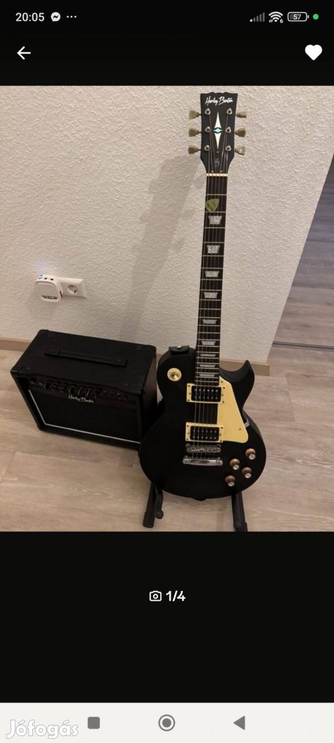 Harley benton elektromos gitár 