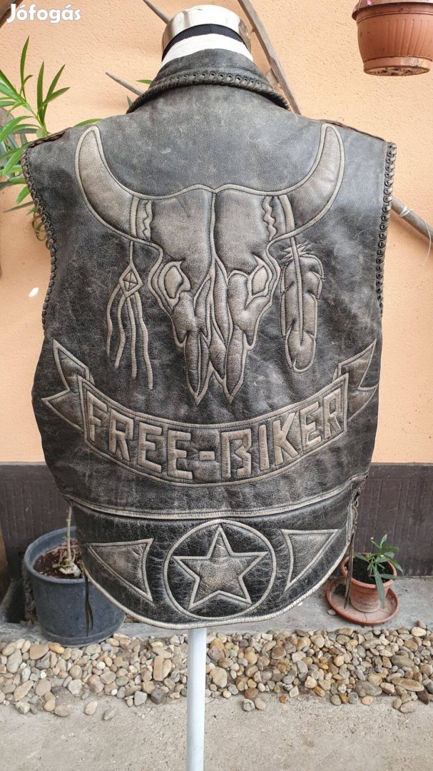 Harley davidson bőr mellény nagyobb méretű