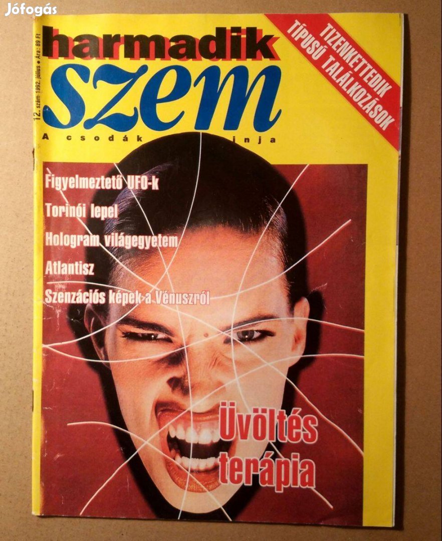 Harmadik Szem 1992/Július (12.szám) 5kép+tartalom