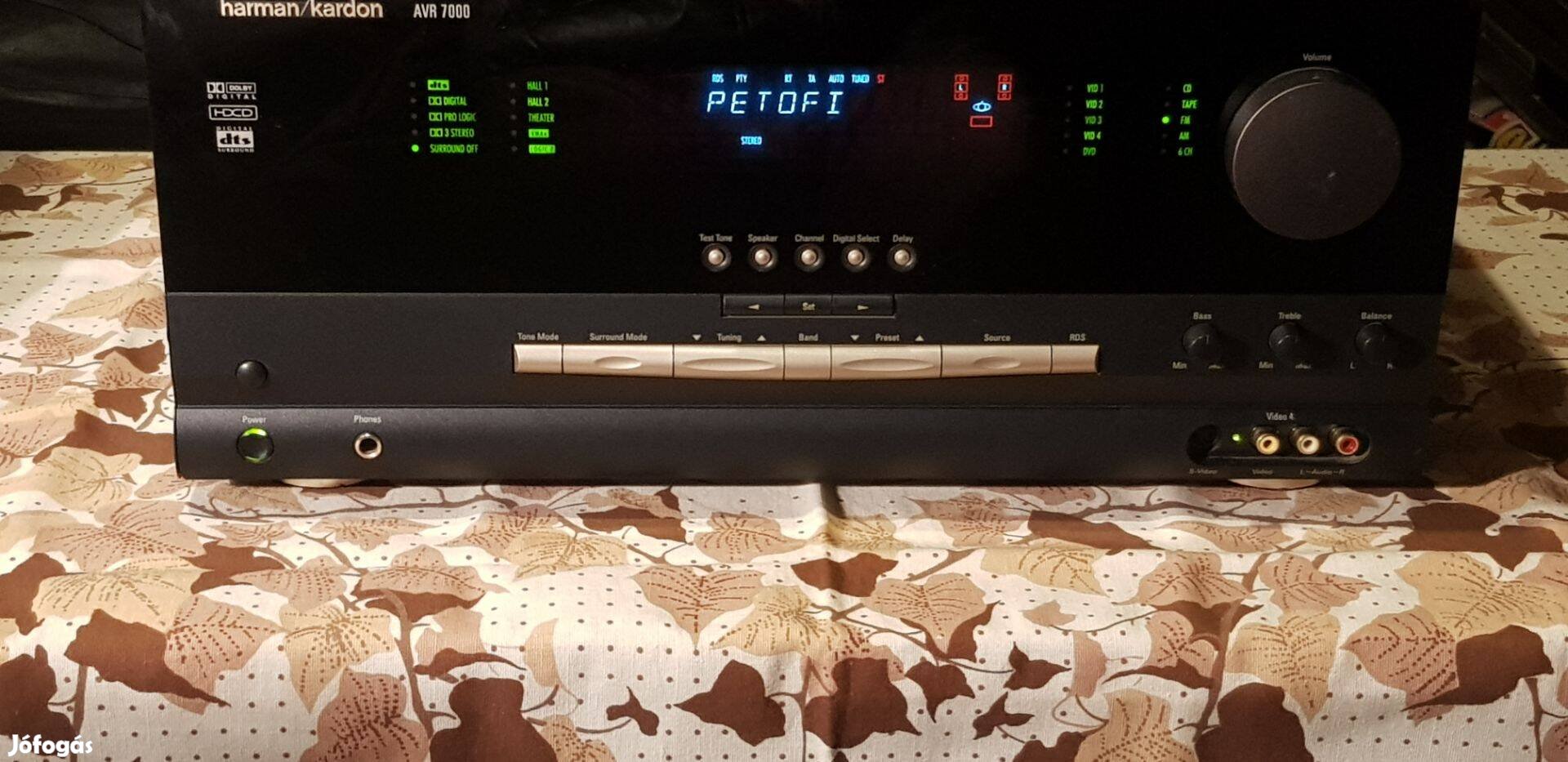 Harman Kardon AVR 7000 22,3kg távval minőségi rádiós erősítő 4