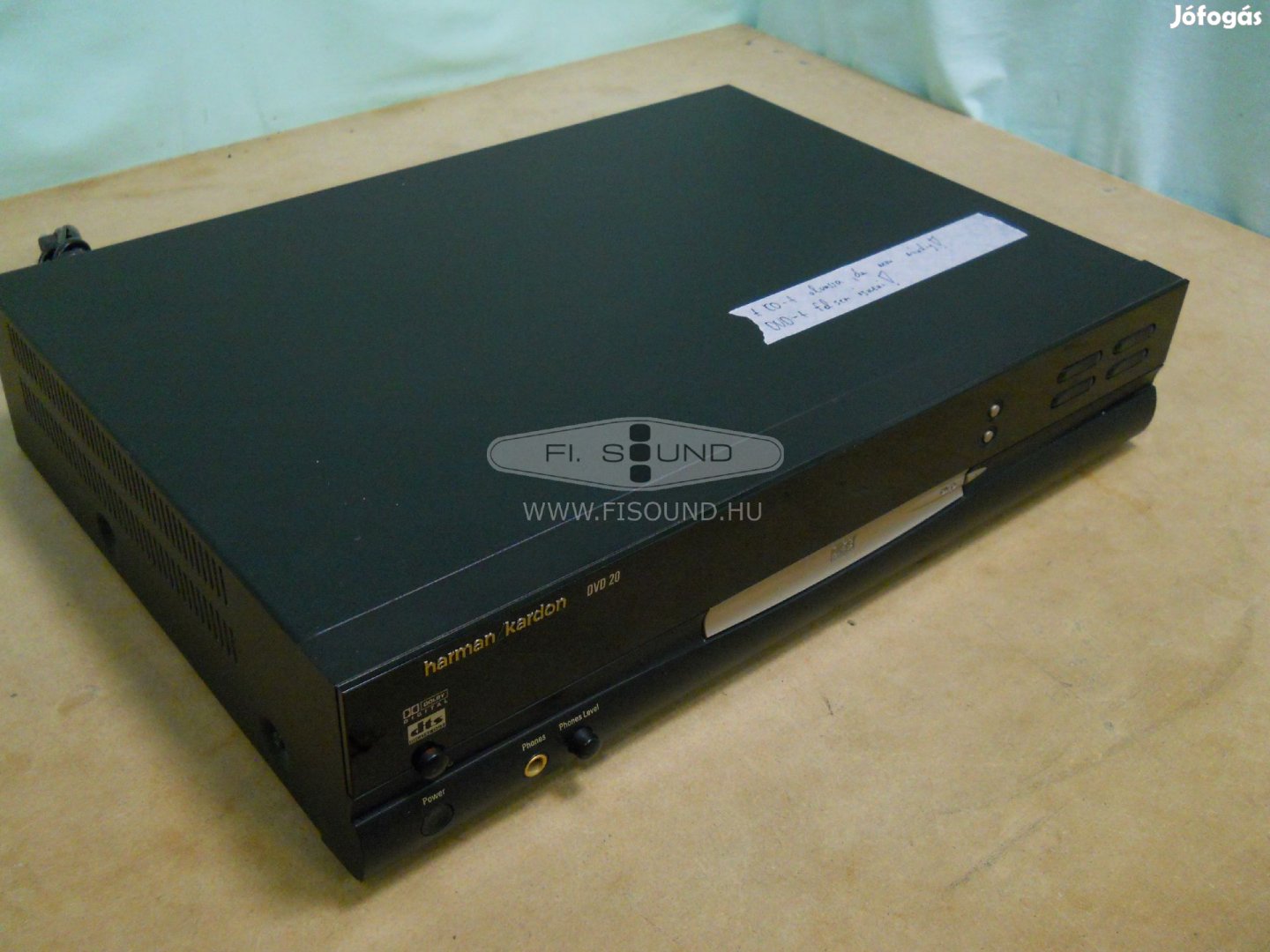 Harman Kardon DVD 20 Hibás DVD lejátszó
