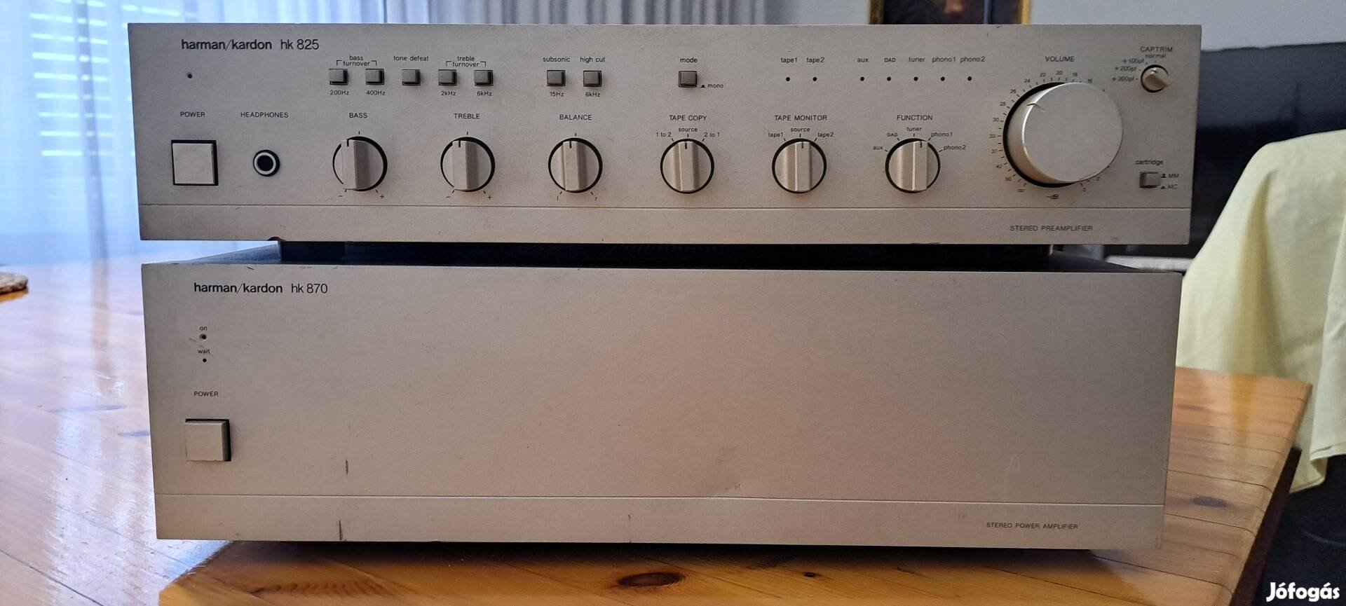 Harman Kardon Hk 825 és Hk 870 elő  végfok páros