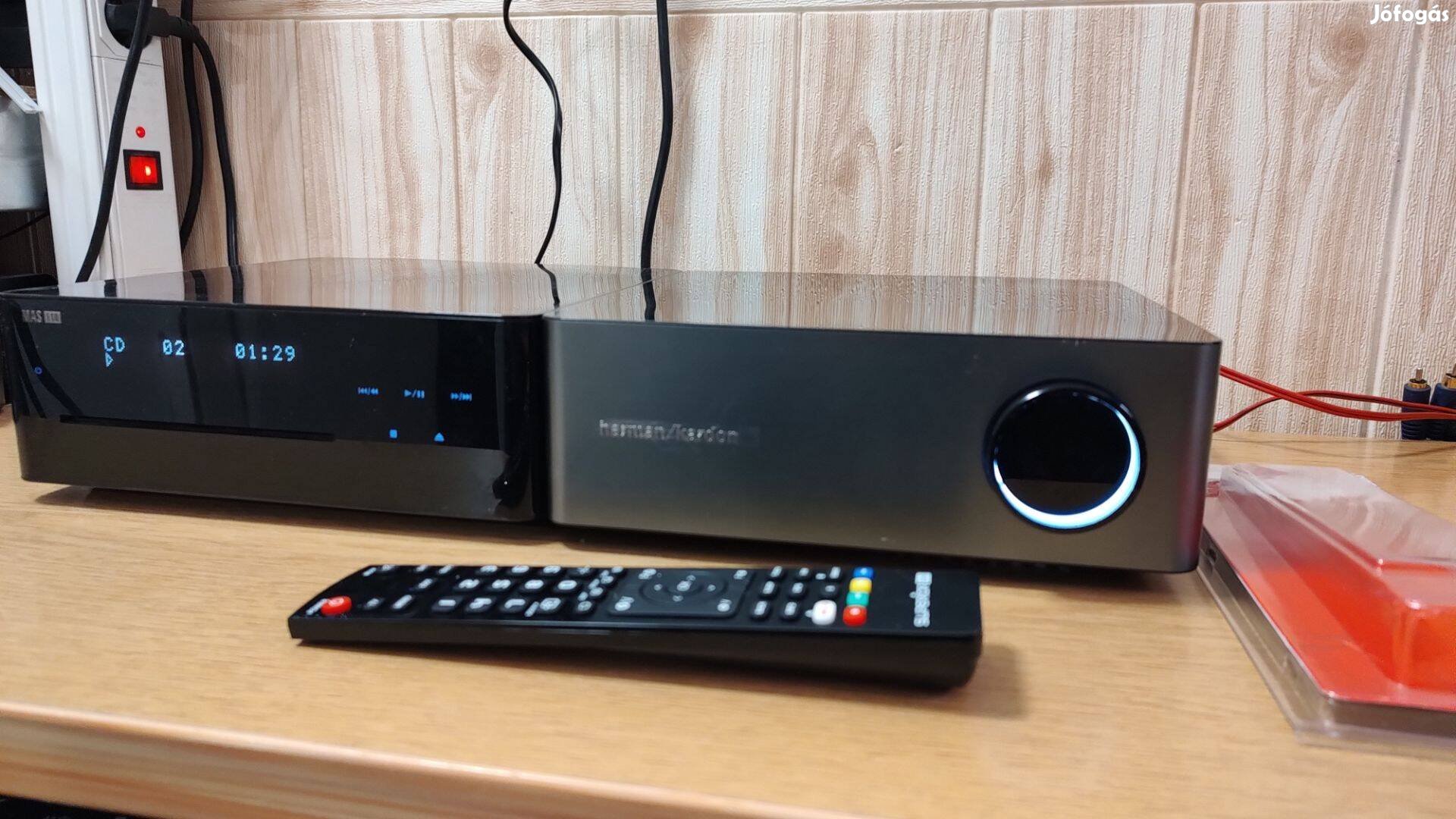 Harman Kardon MAS 110, hangfalakhoz való, rádiós hi-fi erősítő, távval