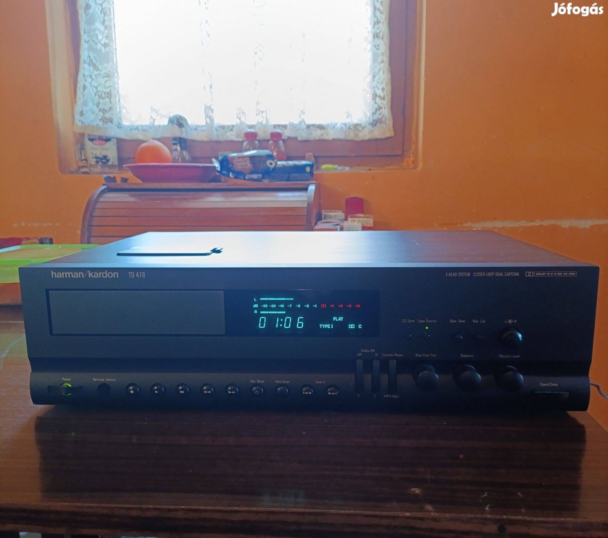 Harman Kardon TD 470 3 fejes magnó deck