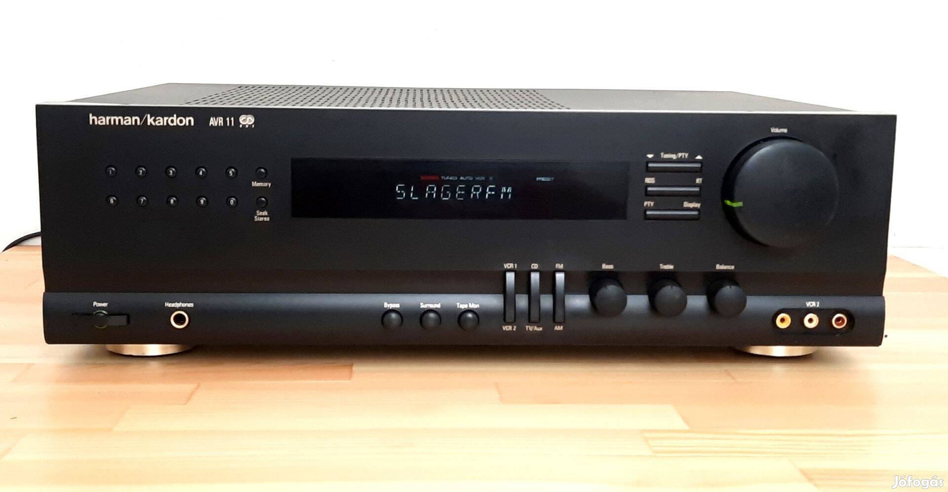 Harman/kardon AVR-11RDS hifi sztereó receiver 450W-os táppal