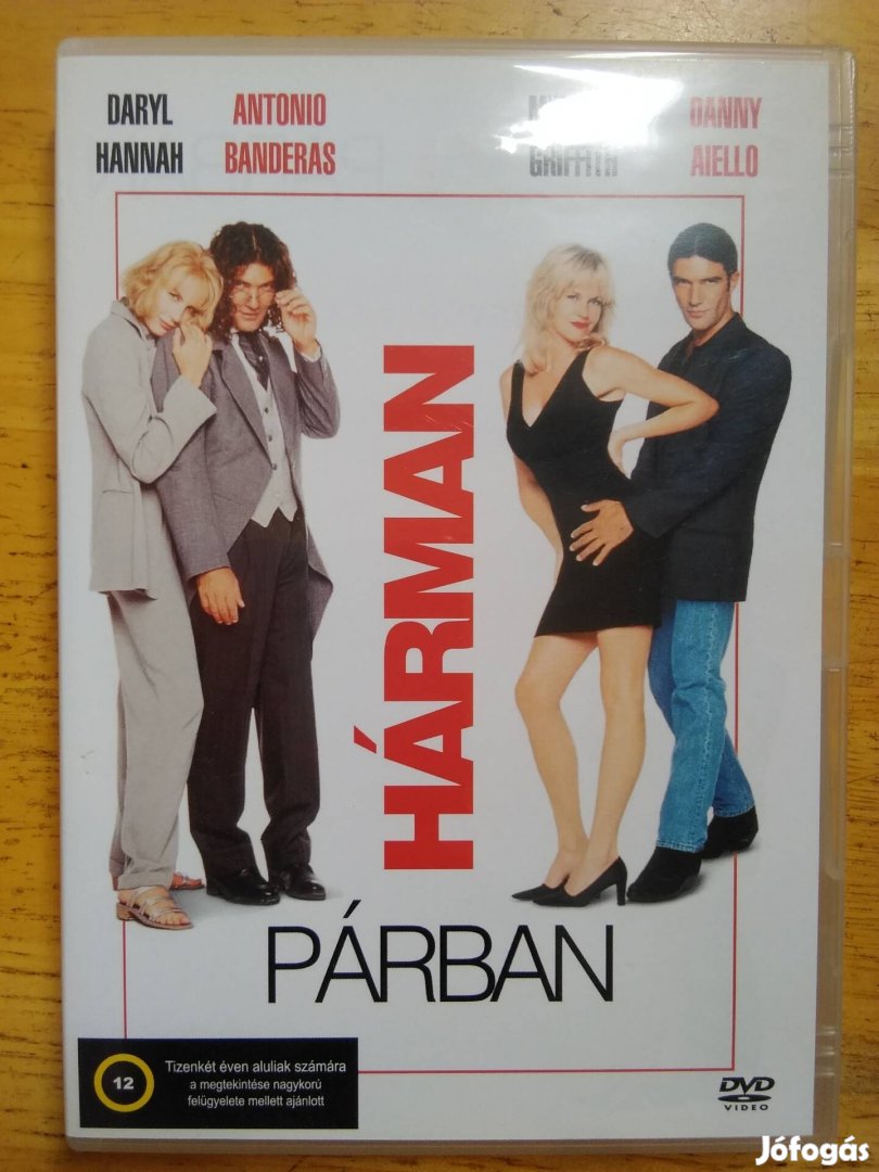 Hárman párban újszerű dvd Antonio Banderas - Daryl Hannah