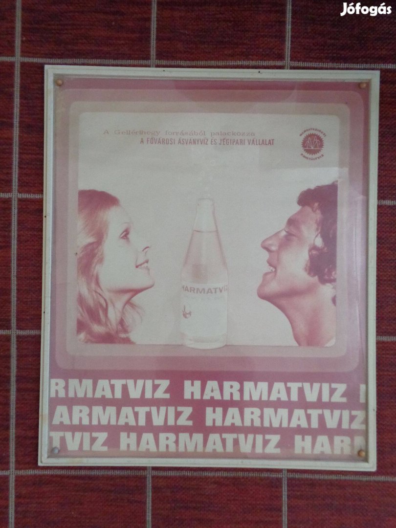 Harmatviz reklámtábla eladó