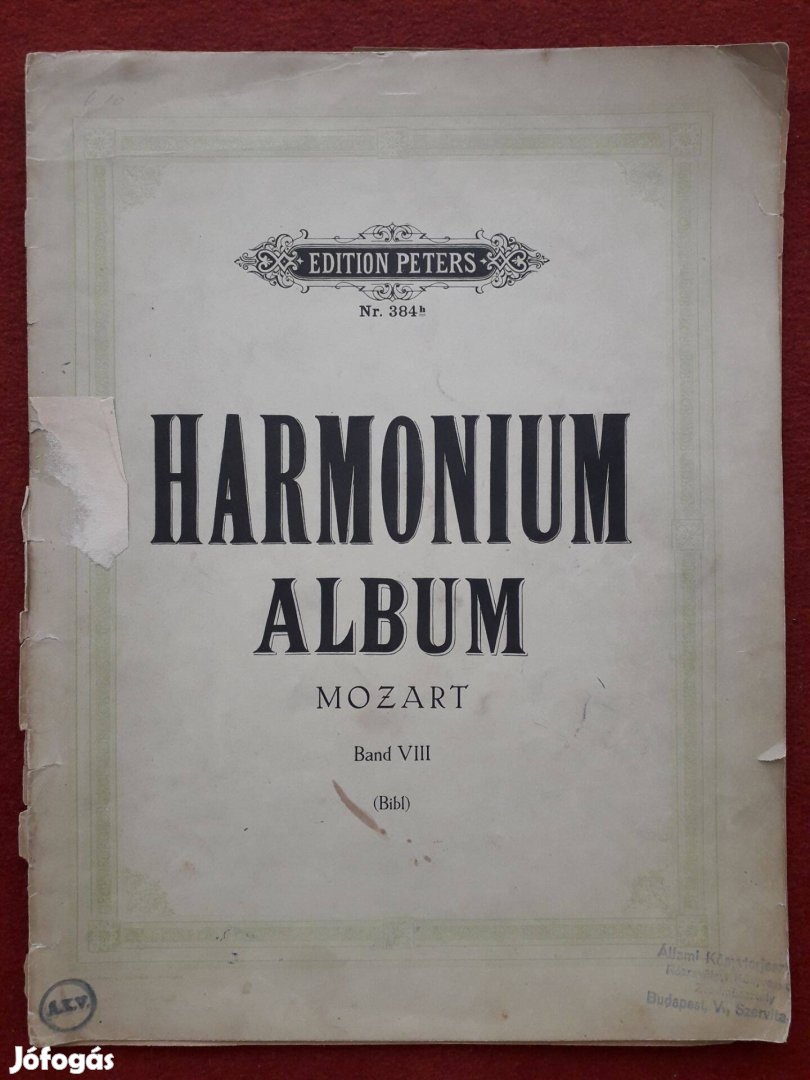 Harmónium Album VIII. Mozart kotta