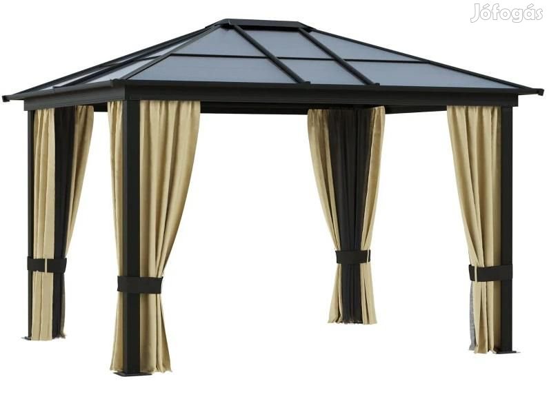 Harmony Alumínium pavilon pergola polikarbonát tetővel 3x3,6m