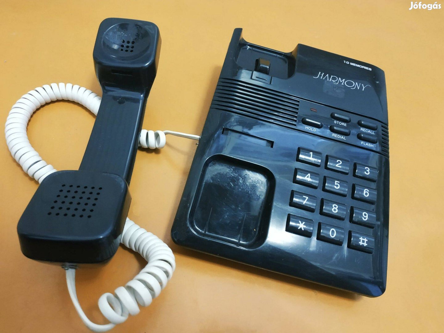 Harmony RS802TPM10 - retro vezetékes, nyomógombos telefon, fekete