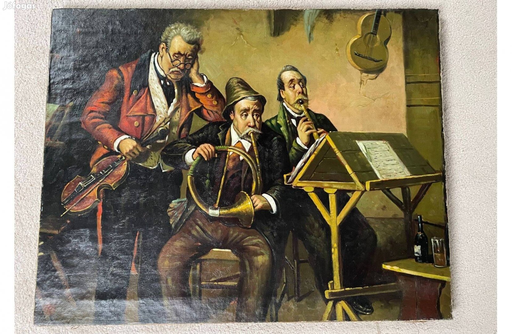 Három Zenész és a Hamis Dallam Festmény
