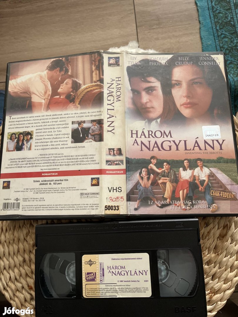 Három a nagylány vhs film