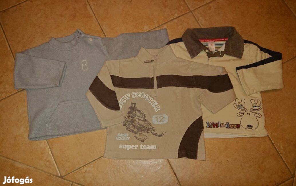 Három darab márkás meleg pulóver kisfiúnak - 86-os de mérve