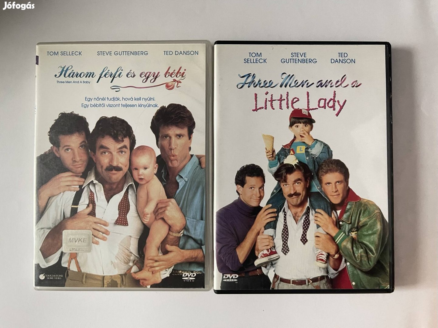 Három férfi és egy bébi és a kishölgy dvd