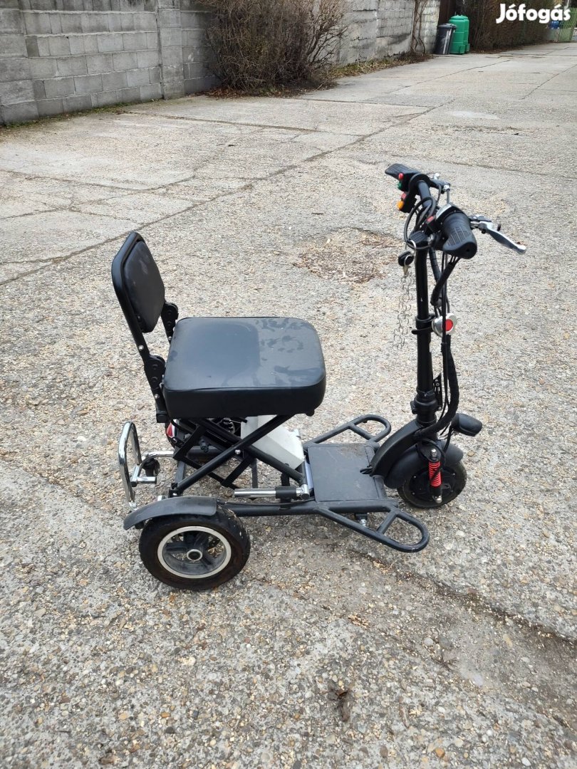 Három kerekű elektromos moped 