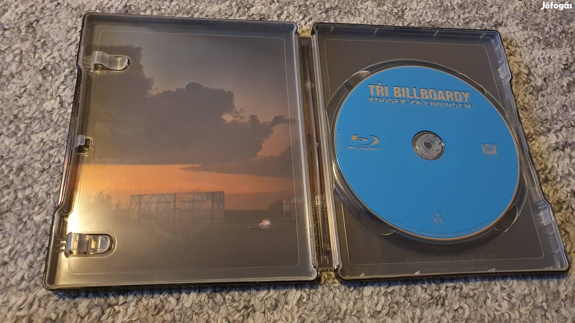 Három óeiásplakát Ebbing határában blu-ray steelbook