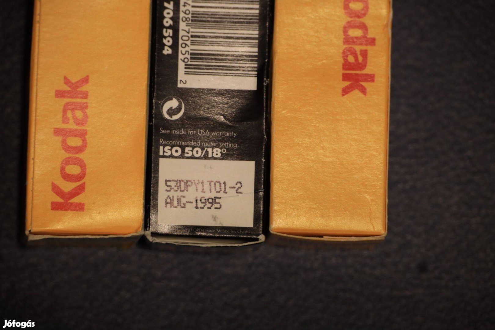 Három tekercs120 roll film egy dia és két fekete-fehér lejártak egyben