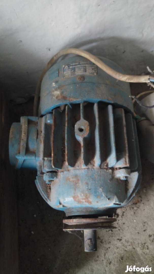 Háromfázisú villanymotor, 1,7Kw, 1440 fordulat