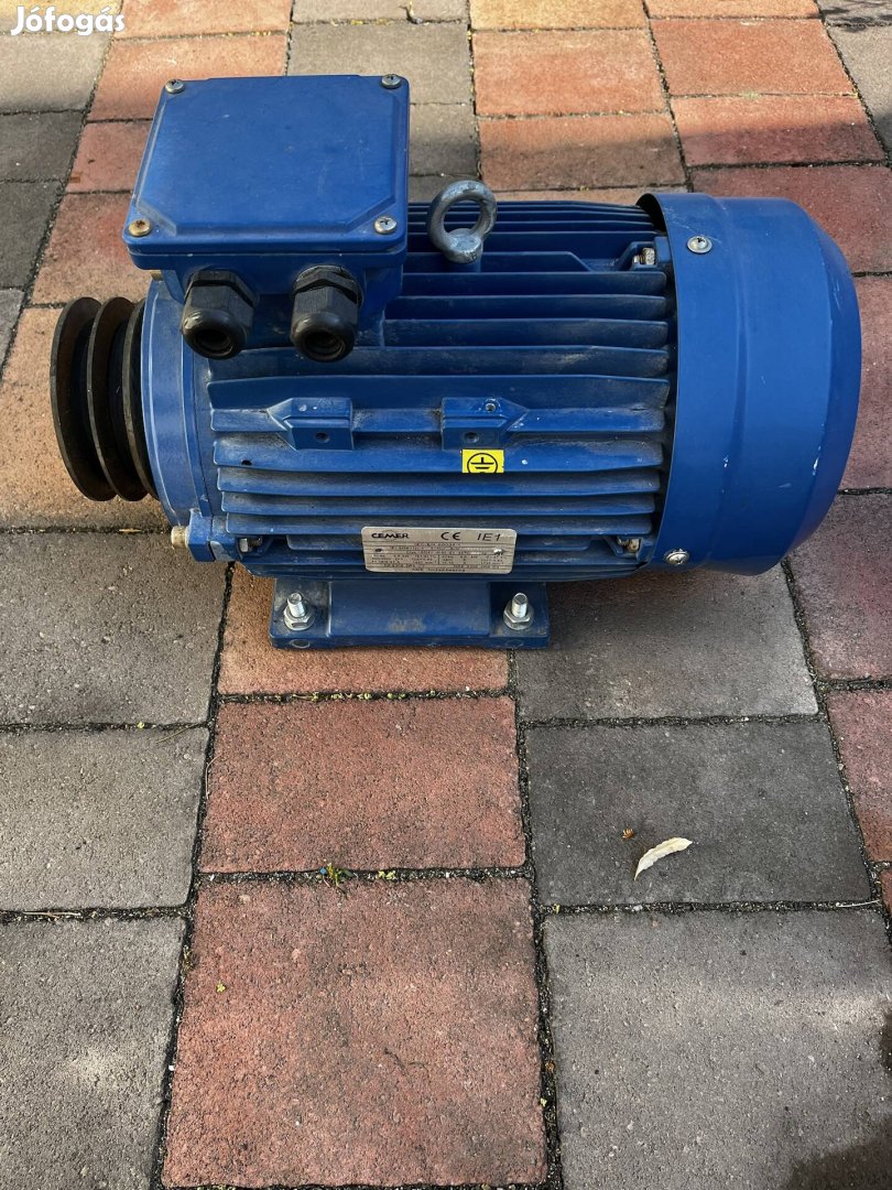 Háromfázisú villanymotor, Cemer, talppal, 5,5 kW, 3000 ford./perc