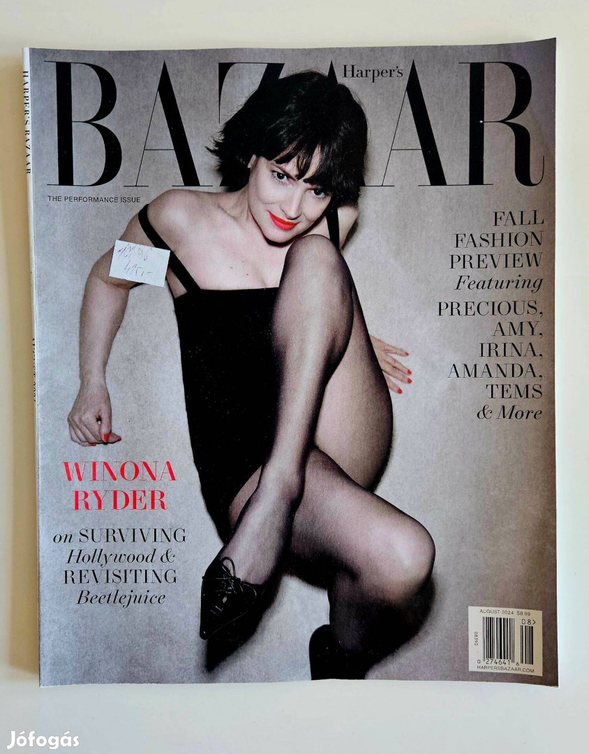 Harper's Bazaar US 2024/8 Winona Ryder