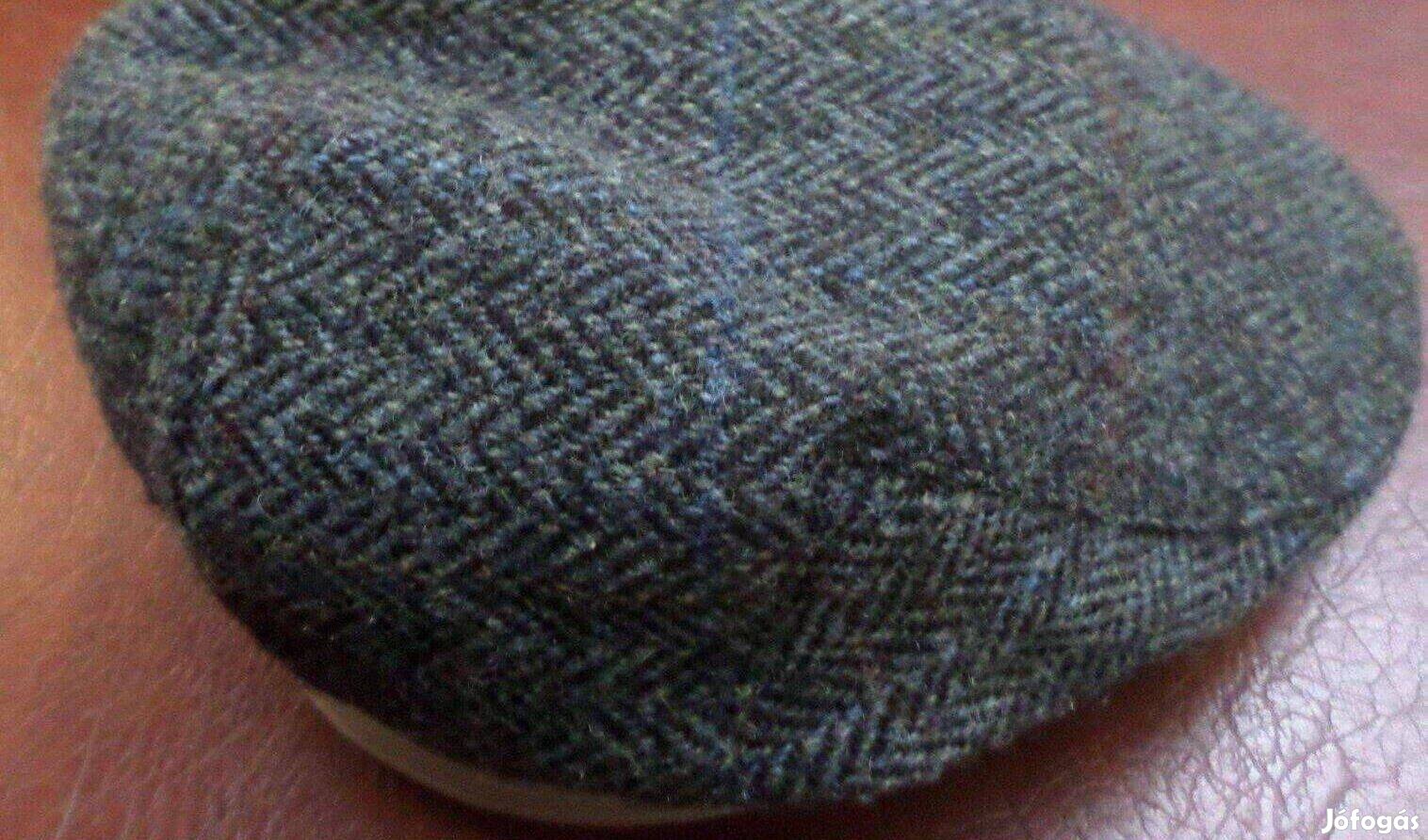 Harris tweed férfi gyapjú sapka Angol