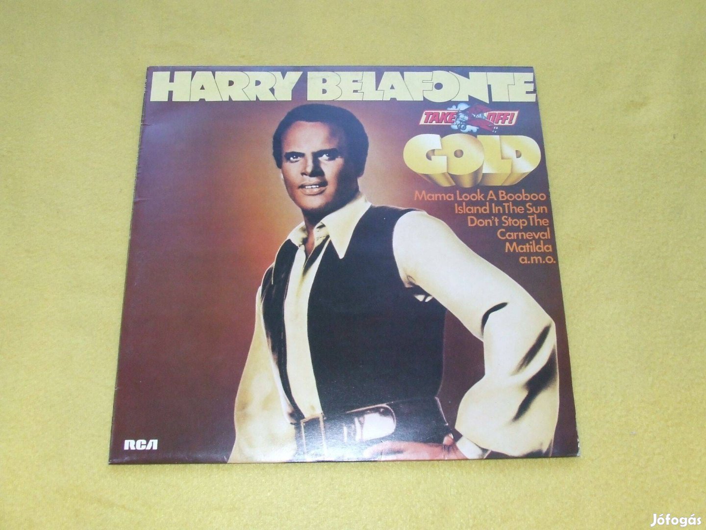 Harry Belafonte: Gold - német nyomású bakelit lemez eladó!