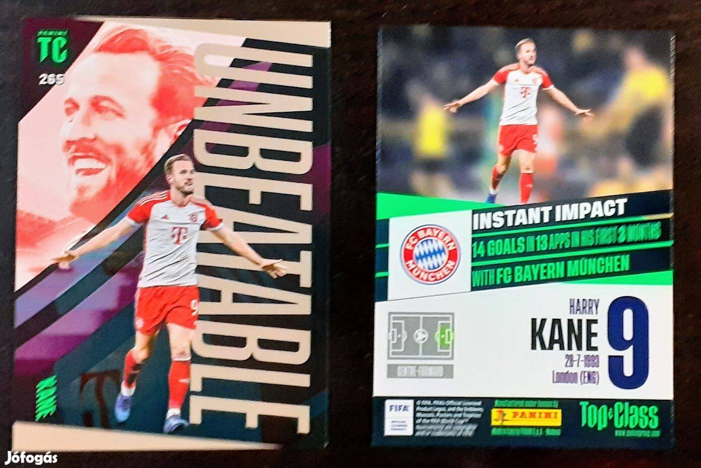 Harry Kane Bayern München Class Unbeatable focis kártya Top Class 2024