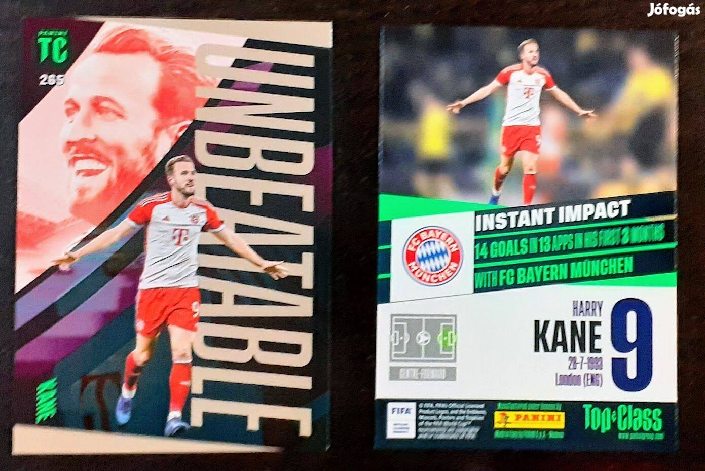 Harry Kane Bayern München Class Unbeatable focis kártya Top Class 2024