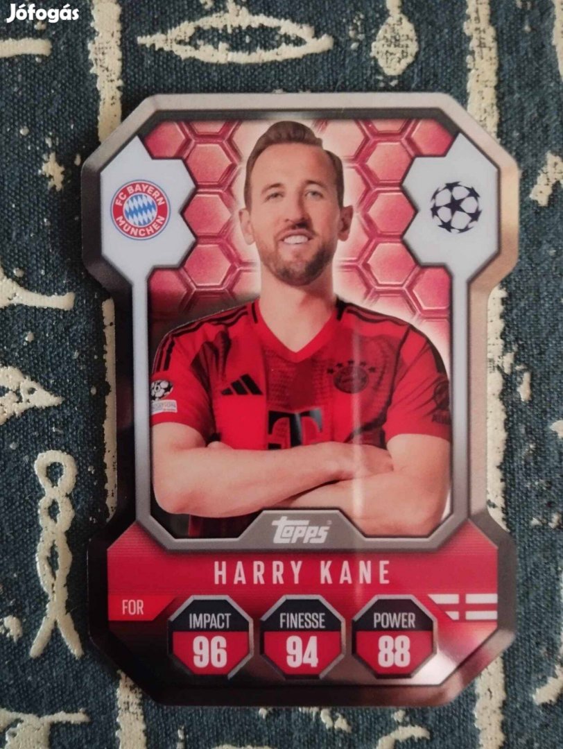 Harry Kane Bayern München Shield Pajzs Bajnokok Ligája 2024/25 kártya