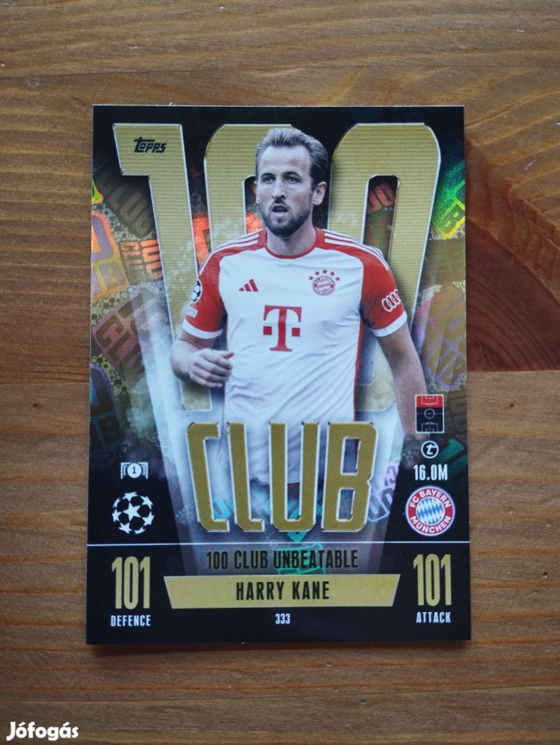 Harry Kane (Bayern München) 100 Club Bajnokok Ligája Extra 2023 kártya