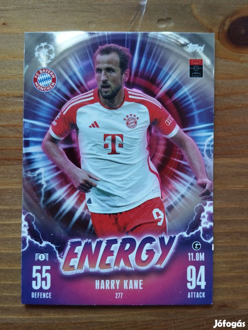 Harry Kane (Bayern München) Energy Bajnokok Ligája Extra 2023 kártya