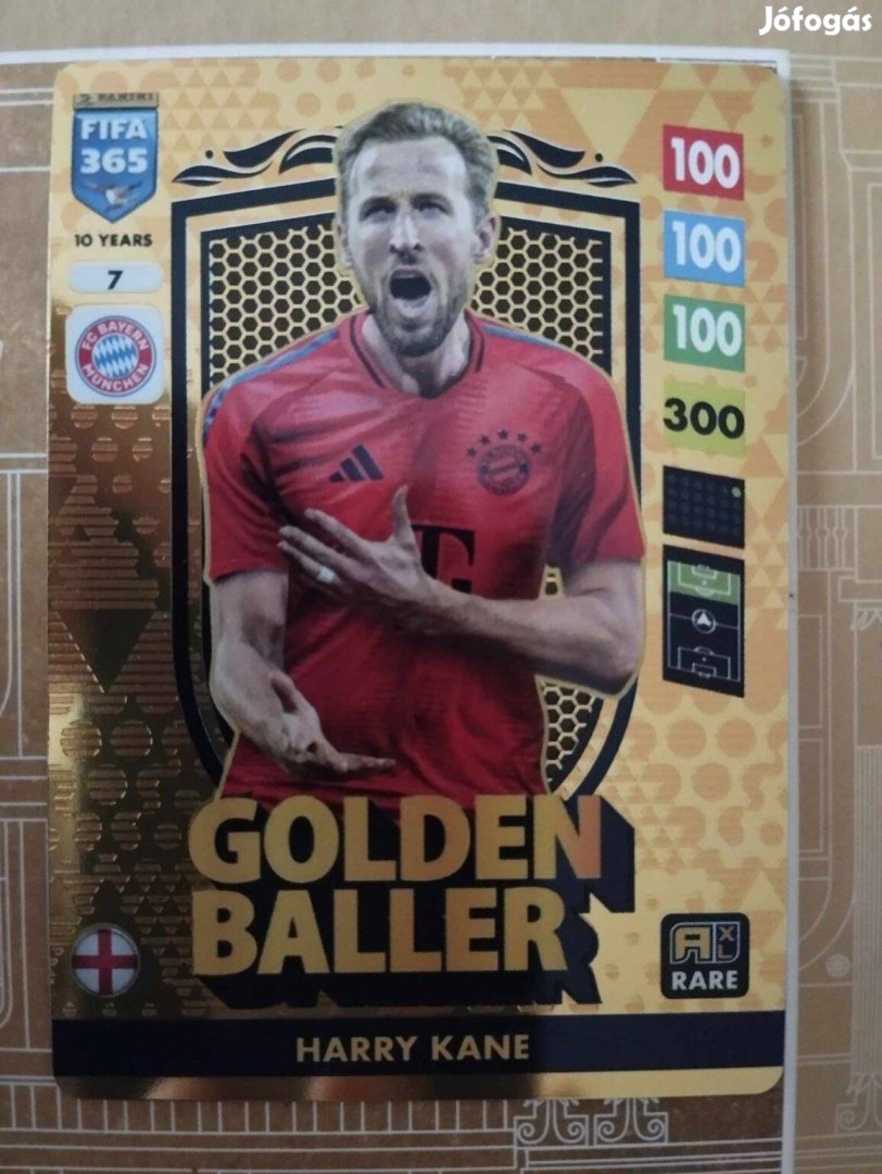 Harry Kane (Bayern München) FIFA 365 2025 Golden Baller focis kártya