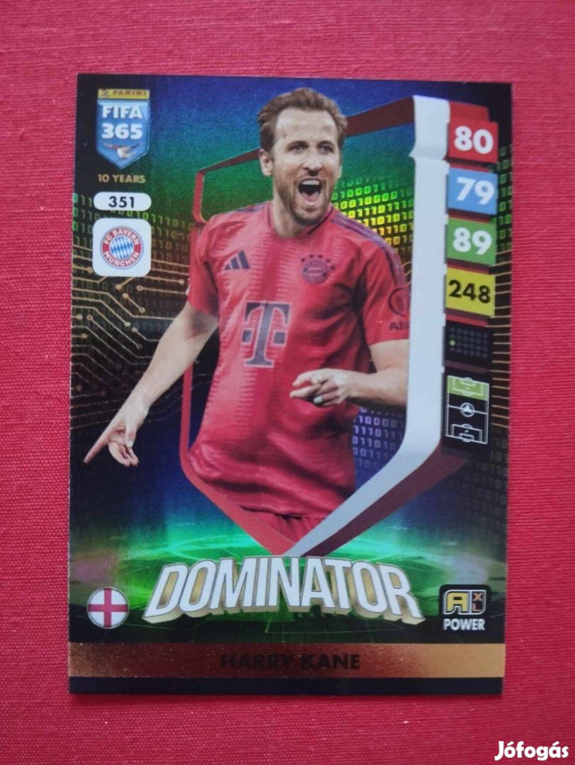 Harry Kane (Bayern München) FIFA 365 2025 Power Dominator focis kártya